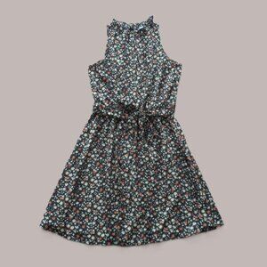 BTFBM Women's Black Floral Halter Mini Dress Size M